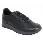 Imac férfi sneaker fűzős cipzáras félcipő 452380-2290-011 fekete 07123 Férfi Imac