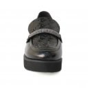 Lorenzo de Pazzi 1011-272-2745 bebújós - loafer félcipő fekete lakkbőrből 07144