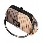 Anekke Shoen Palette fekete-drapp női redőzött oldaltáska 37723-297