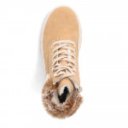 Rieker női fűzős-cipzáras homokbarna bakancs X9341-20