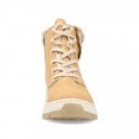 Rieker női fűzős-cipzáras homokbarna bakancs X9341-20