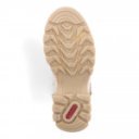 Rieker női fűzős-cipzáras homokbarna bakancs X9341-20