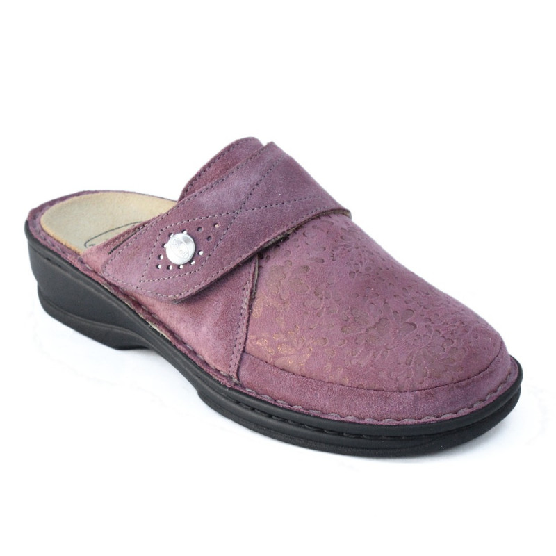 Scholl Roberta F30923-1609 női bioprint roze bőr klumpa 07173