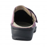 Scholl Roberta F30923-1609 női bioprint roze bőr klumpa 07173