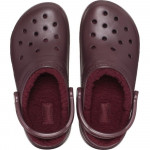Crocs Classic Lined 203591-6WD bélelt unisex klumpa burgundi