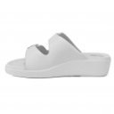 Wörishofer talpbélésű anatóm női papucs 2 csatos pánttal fehér 07147