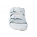 Wörishofer talpbélésű anatóm női papucs 2 csatos pánttal fehér 07147