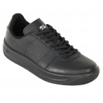 Sneakers uniszex fűzős bőr félcipő fekete P2-B-GV 06744 Férfi Egyéb (Rapisardi,The Flexx, Ata, stb.)