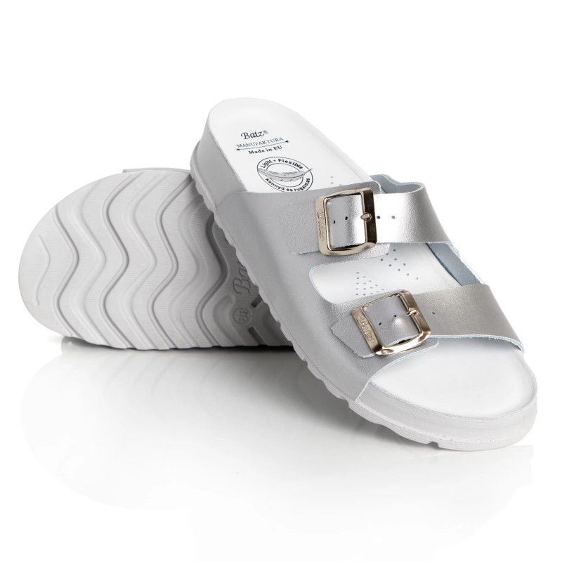Batz Zamira Silver női két csatos papucs