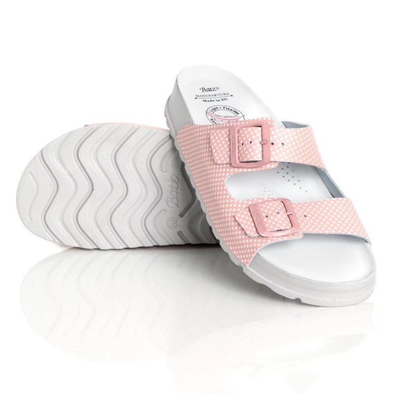Batz Zamira Pink női két csatos papucs