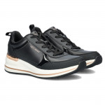 Skechers Billion 2 Fine Shine női fűzős sneaker cipő 177345-BLK Női Skechers