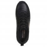 Skechers Billion 2 Fine Shine női fűzős sneaker cipő 177345-BLK