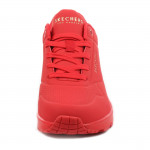 Skechers Uno Stand On Air női fűzős sneaker cipő 73690-RED piros 06228