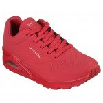 Skechers Uno Stand On Air női fűzős sneaker cipő 73690-RED piros 06228 Női Skechers