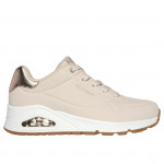 Skechers UNO GOLDEN AIR női fűzős sneaker cipő 177094-NAT