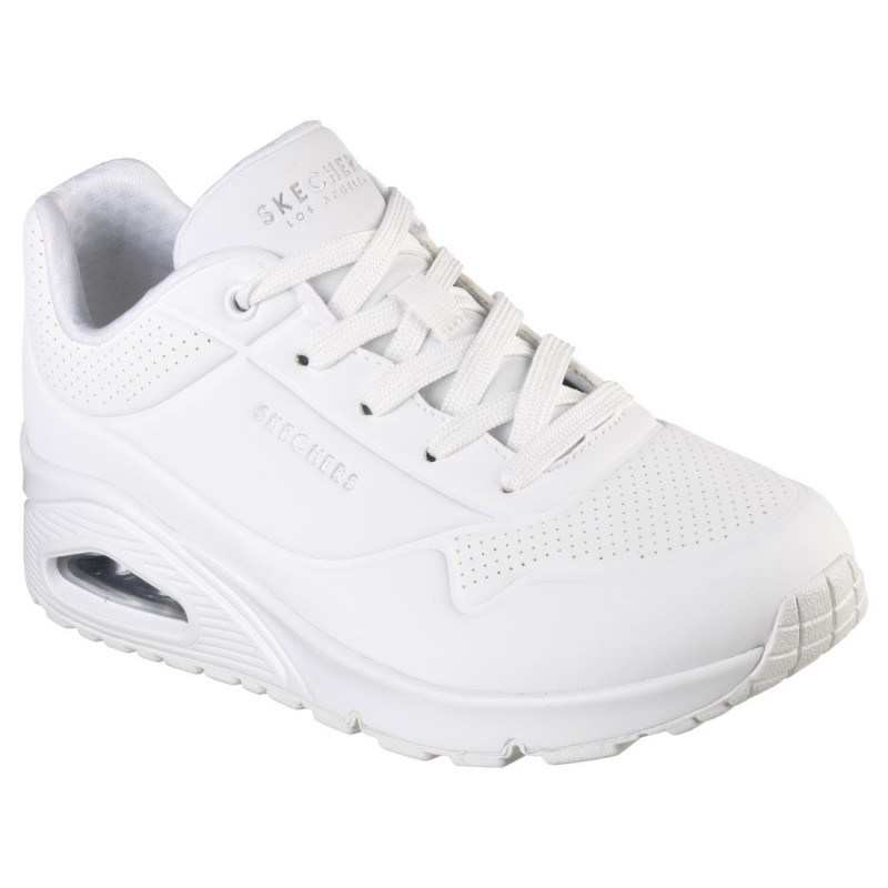 Skechers Uno Stand On Air női fűzős fehér sneaker cipő 73690-W
