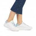 Rieker Revolution női fűzős fehér sneaker félcipő W1201-81