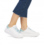Rieker Revolution női fűzős fehér sneaker félcipő W1201-81