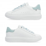 Rieker Revolution női fűzős fehér sneaker félcipő W1201-81