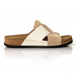 Batz Marina beige mix női papucs