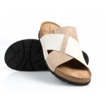Batz Marina beige mix női papucs Női Batz