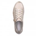 Remonte női sportos fűzős cipzáras bézs kombi félcipő D5826-60