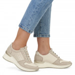 Rieker női bebújós gumifűzős sneaker félcipő N4368-62