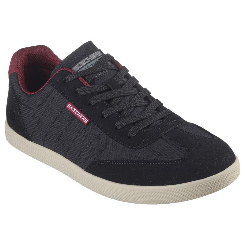 Skechers Placer Vinson férfi sneaker fűzős félcipő 210824-BLK