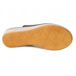FlyFlot női fix pántos bőr papucs 36H65-BG kék mix 07266