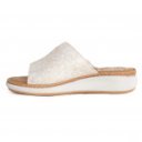 FlyFlot női fix pántos kényelmi papucs 59G07-KG bézs araany kombi 07267