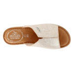 FlyFlot női fix pántos kényelmi papucs 59G07-KG bézs araany kombi 07267