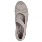 Skechers Be-Cool Sweet Knit női balerina cipő pánttal 100648-TPE taupe