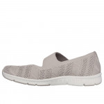 Skechers Be-Cool Sweet Knit női balerina cipő pánttal 100648-TPE taupe