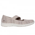 Skechers Be-Cool Sweet Knit női balerina cipő pánttal 100648-TPE taupe