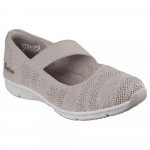 Skechers Be-Cool Sweet Knit női balerina cipő pánttal 100648-TPE taupe Női Skechers