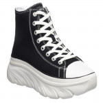 Skechers Funky Street Groove Way női magas szárú tornacipő 177430-BLK