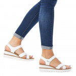 Rieker női telitalpú tépőzáras szandál V38G9-80