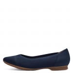 Jana Soft Line női bebújós - slip on - félcipő 22167-42-805 kék 07183