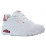 Skechers Uno - Pop Back női fűzős sneaker cipő 177092-WCRL Női Skechers