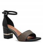 Marco Tozzi női bokapántos szandál 28365-42-098 fekete kombi 07239 Női Marco Tozzi