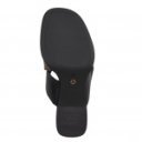 Tamaris női magas sarkú divatpapucs fix pántos 27223-42-098 fekete mix 07265