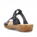 Rieker női tépőzáras papucs sötétkék 60863-14