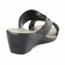 Patrizia női keresztpántos telitalpú papucs 2218-NERO 07278