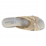 Patrizia női keresztpántos telitalpú papucs 2218-PLATINO 07279