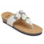 Scholl Palau Flip-flop női telitalpú bioprint papucs F29877-2151 07285 Női Scholl