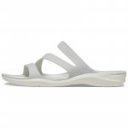 Crocs Swiftwater Sandal W női strandpapucs szürke-fehér 203998-1FT