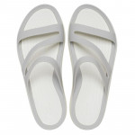 Crocs Swiftwater Sandal W női strandpapucs szürke-fehér 203998-1FT