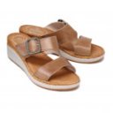 FlyFlot női csatos bőr telitalpú papucs 36J54MG-3009 07309