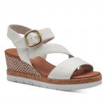 Jana női telitalpú tépőzáras szandál díszcsattal 28370-42-100 07324 Női Jana