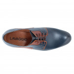 Lavaggio férfi elegáns bőr félcipő kék barna mix 2203-M-B3GR 07293